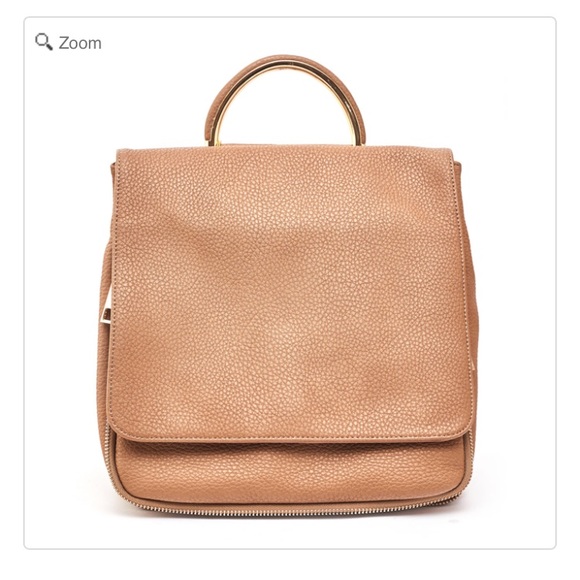 Handbags - NEW Fashion Flap Over Backpack-Taupe Color